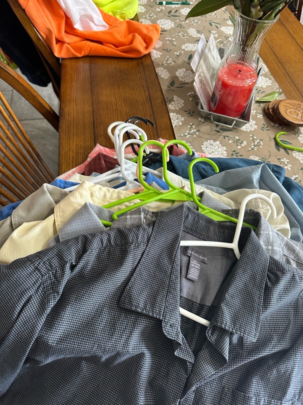 Van Heusen Black Microcheck Short Sleeve Button-Down Shirt